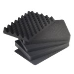 Foam insert for outdoor Case model 1000 (250x175x95 mm) Volume: 4,1 L